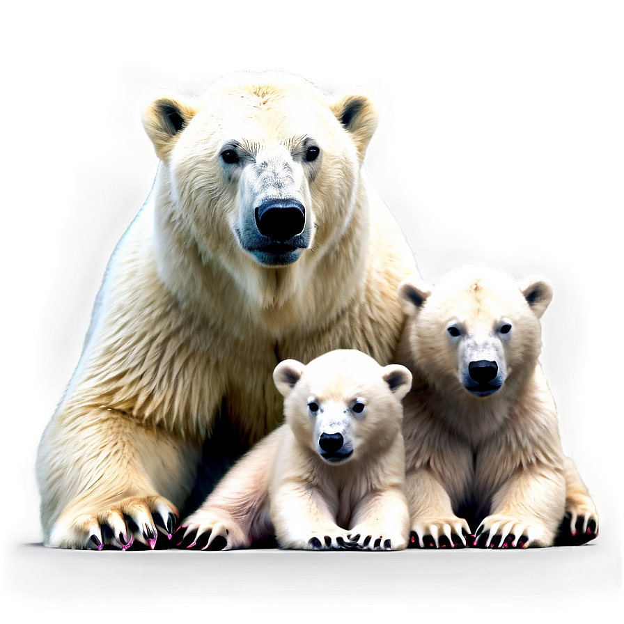 Polar Bear Family Png Snn6