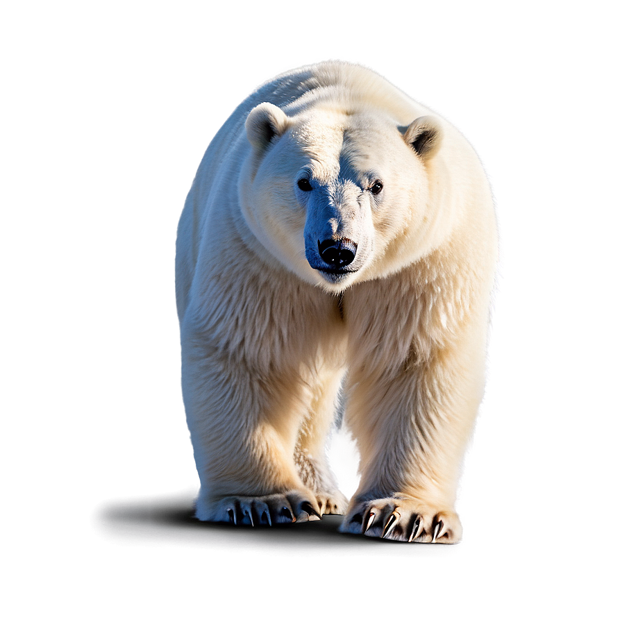 Polar Bear In Aurora Png Ivx50