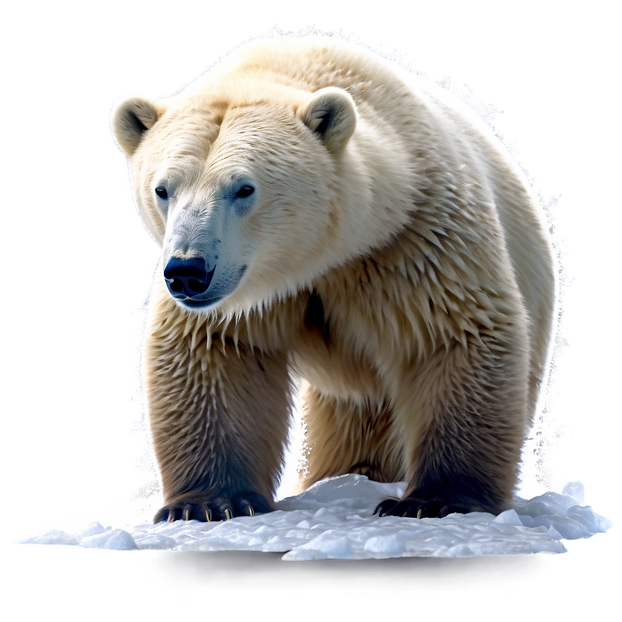 Polar Bear In Blizzard Png 30