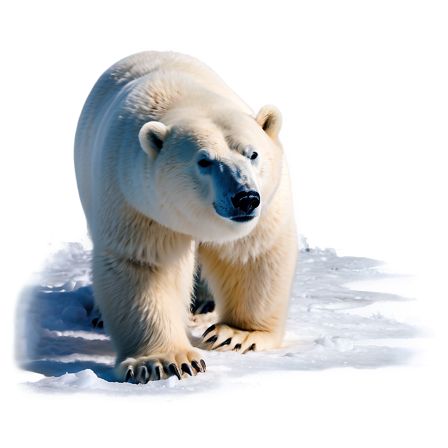 Polar Bear In Snow Png Kjc6