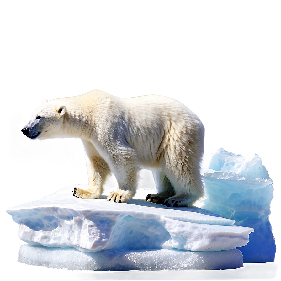 Polar Bear On Iceberg Png 05062024