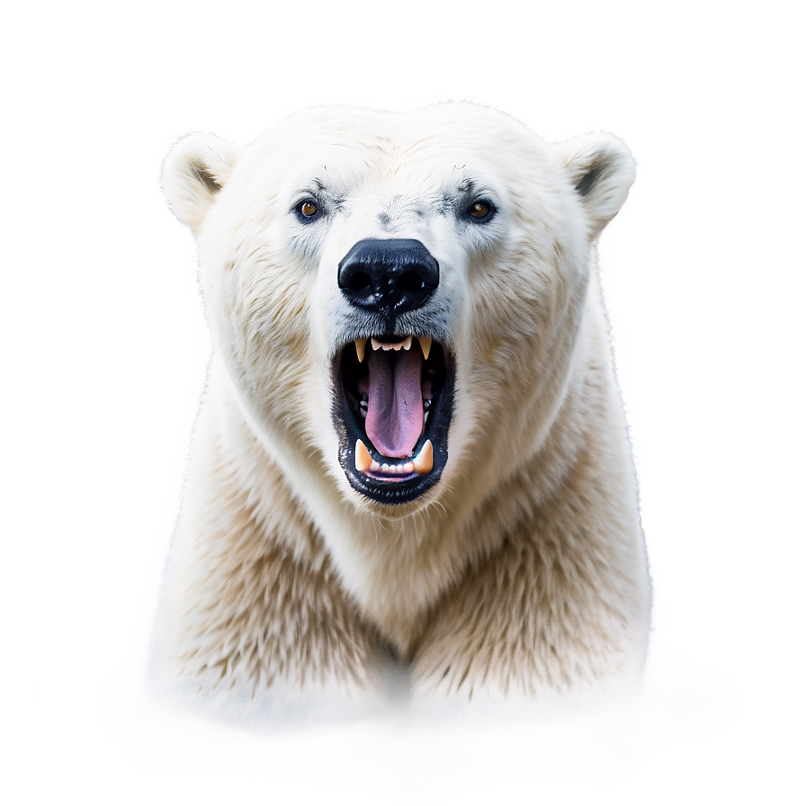 Polar Bear Roaring Png Rpx73