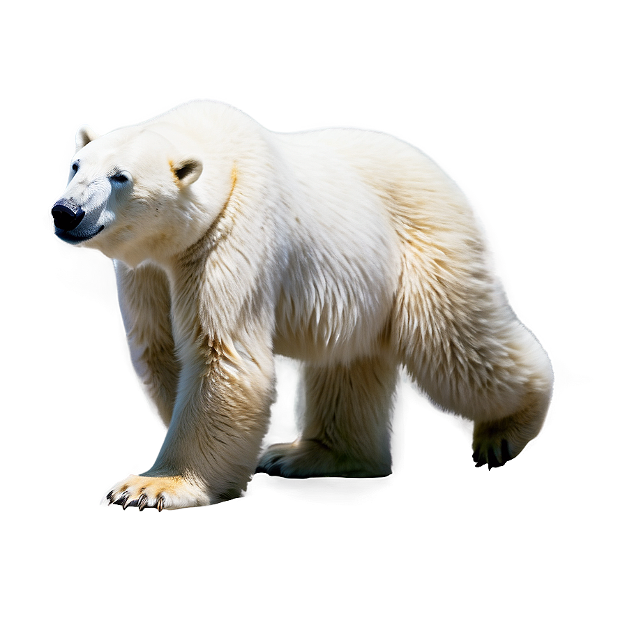 Polar Bear Side View Png 05062024