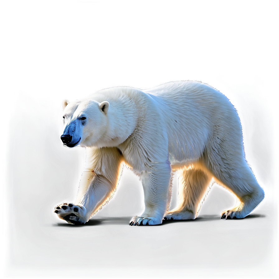 Polar Bear Walking Png 30