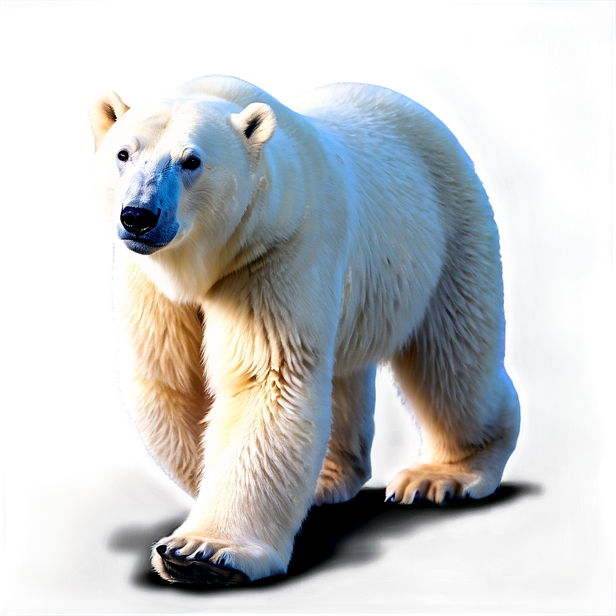 Polar Bear Walking Png Gke64