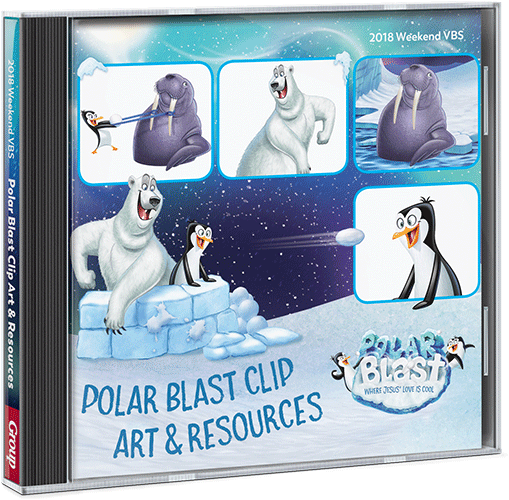 Polar Blast V B S Clip Art Resources D V D Cover