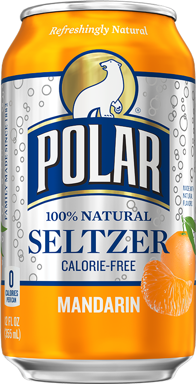 Polar Mandarin Seltzer Can