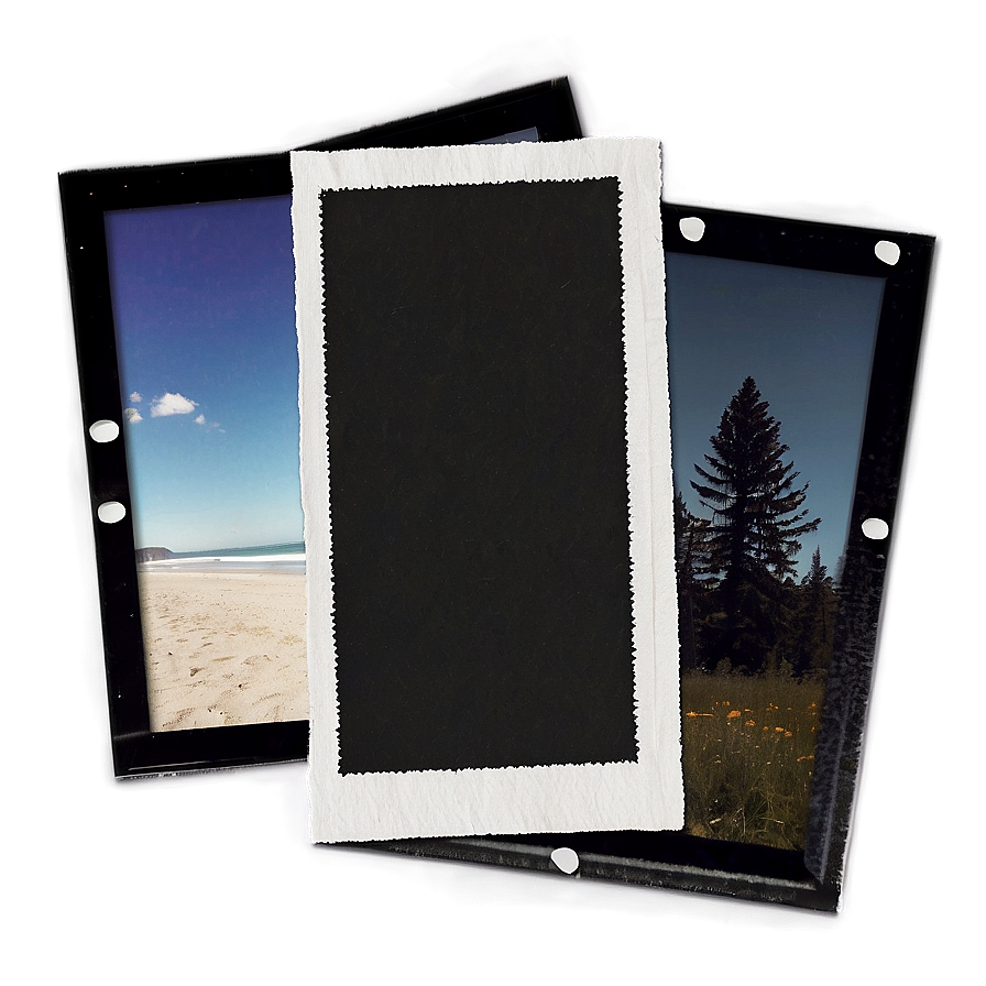 Polaroid Film Picture Frame Png Uwg