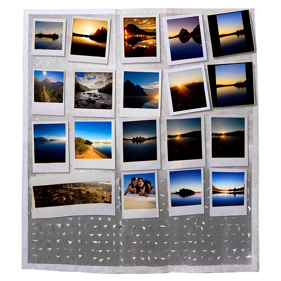 Polaroid Photo Album Template Png 55