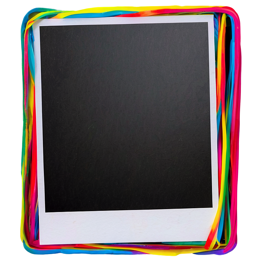 Polaroid Photo Frame Png 05252024