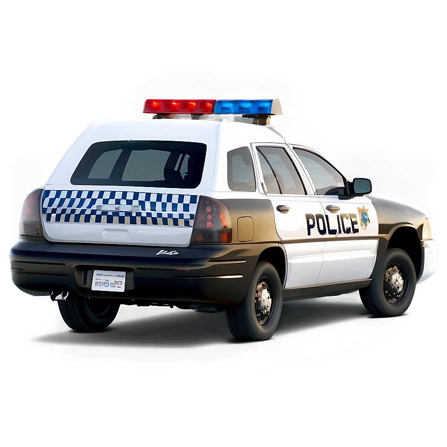 Police Car Back View Png 68