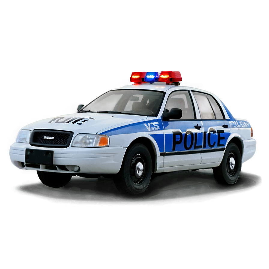 Police Car With Megaphone Png Twx38