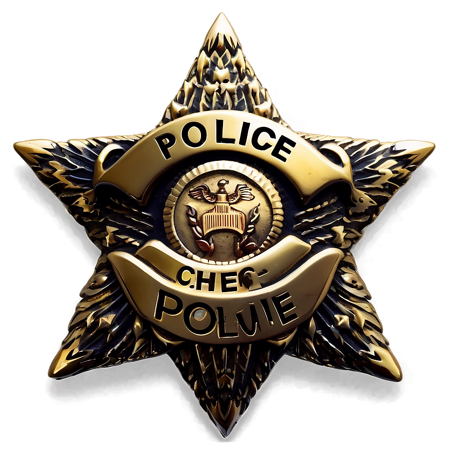 Police Chief Badge Png Pqd