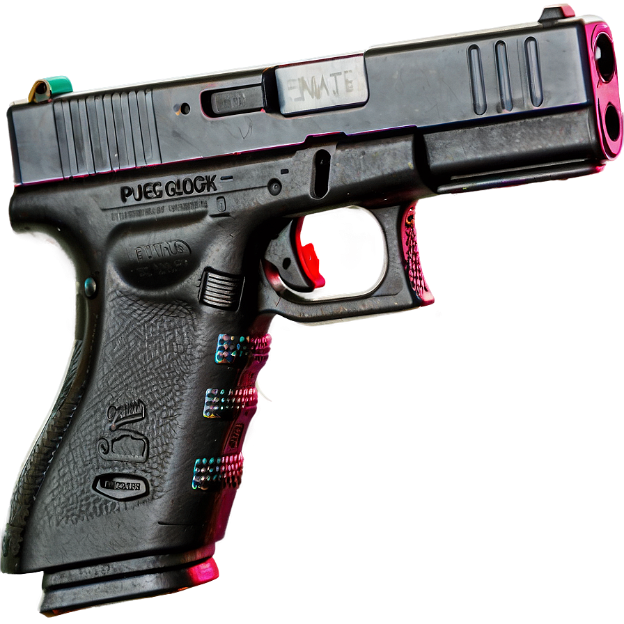 Police Issue Glock Handgun Png Jya45