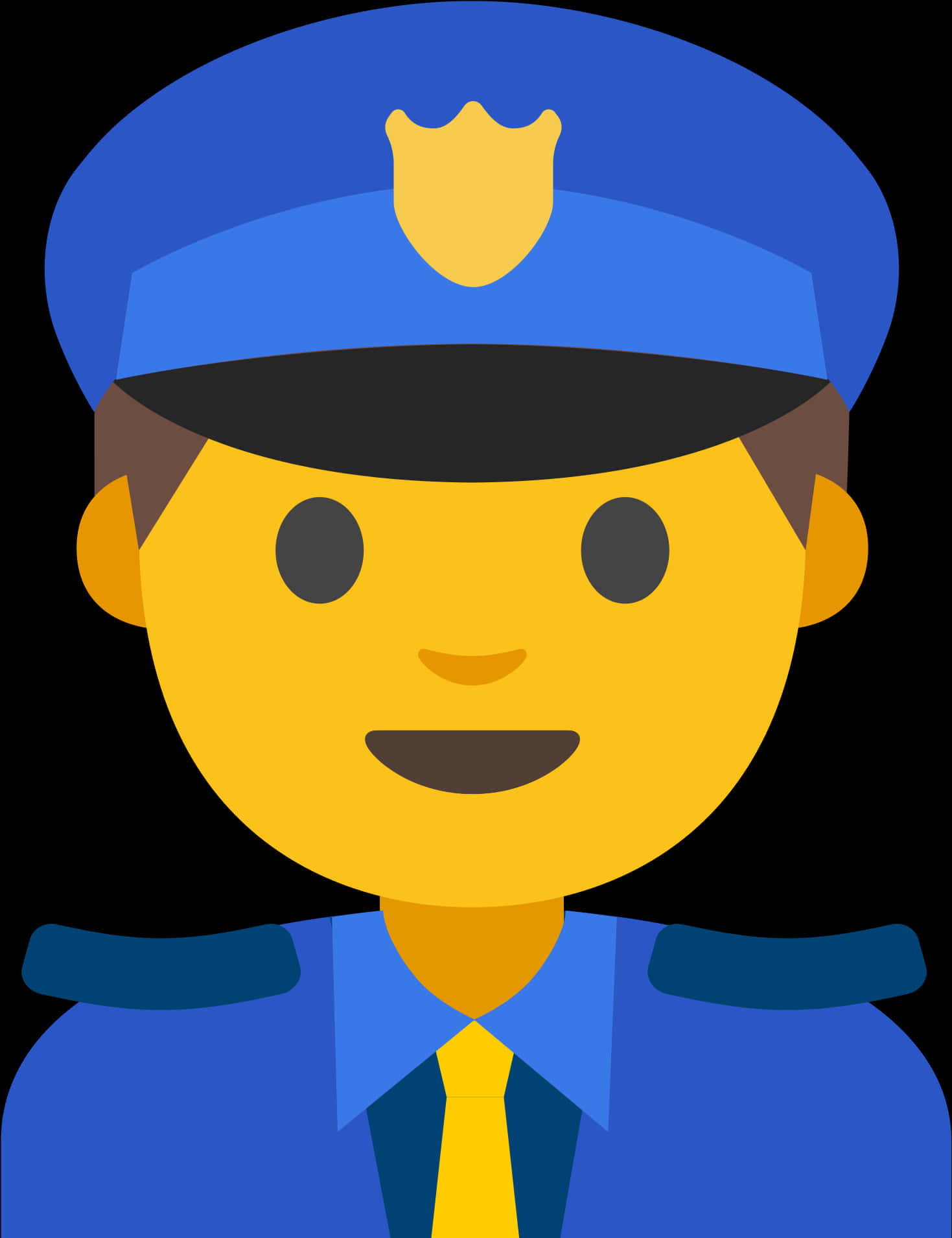 Police Officer Emoji Illustration