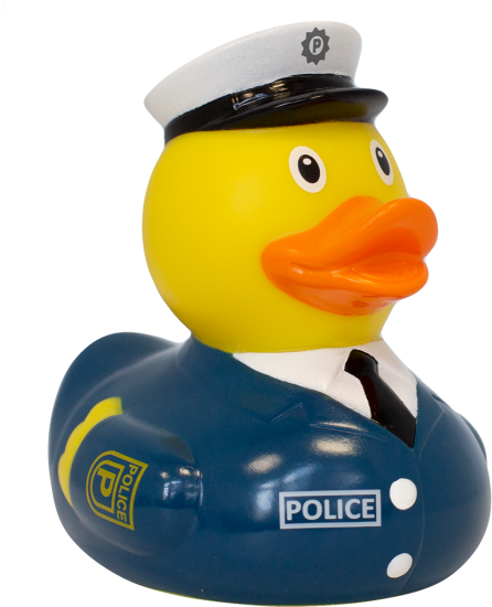 Police Officer Rubber Duck