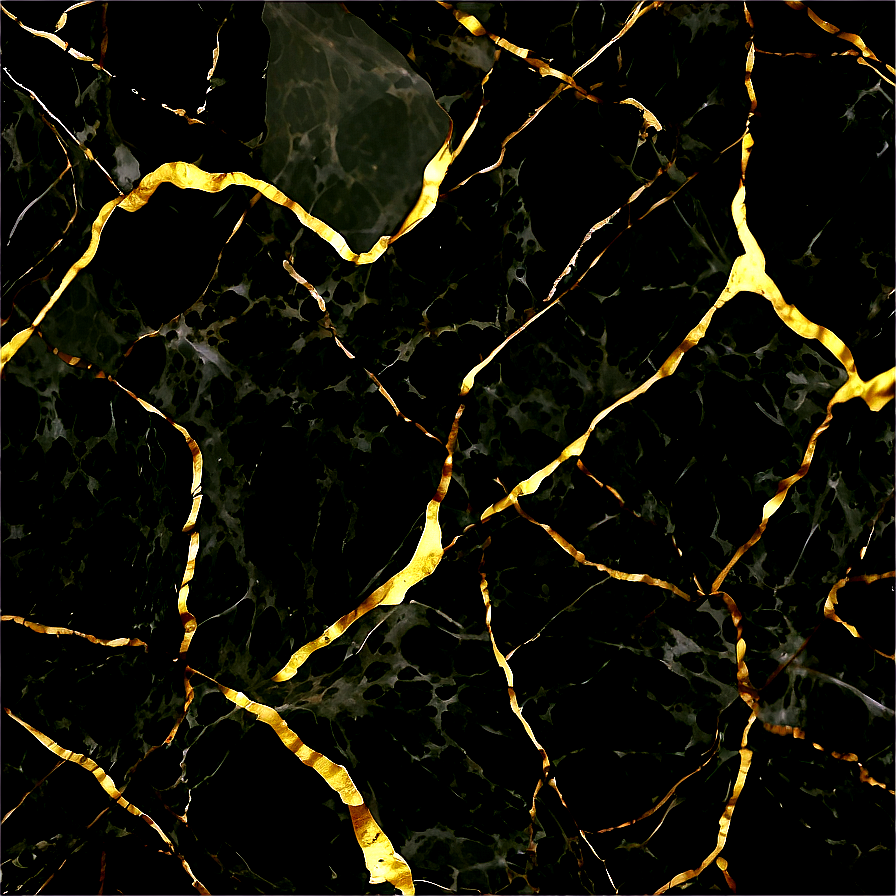 Polished Black Marble Effect Png Vni