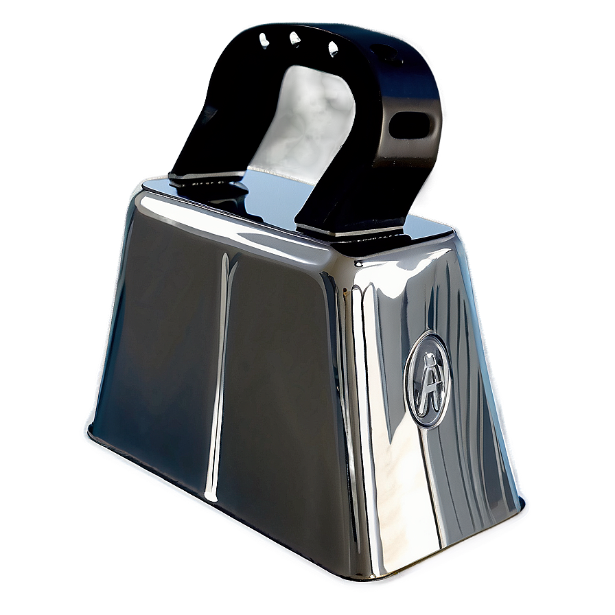 Polished Finish Cowbell Png Cfl