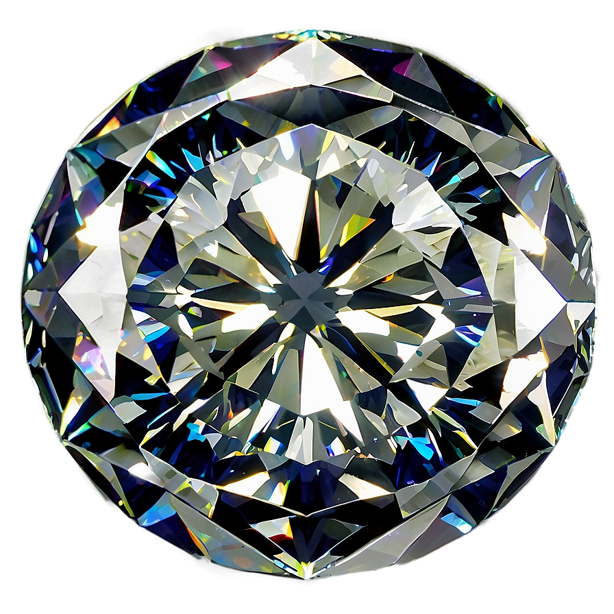 Polished Round Diamond Png 06282024