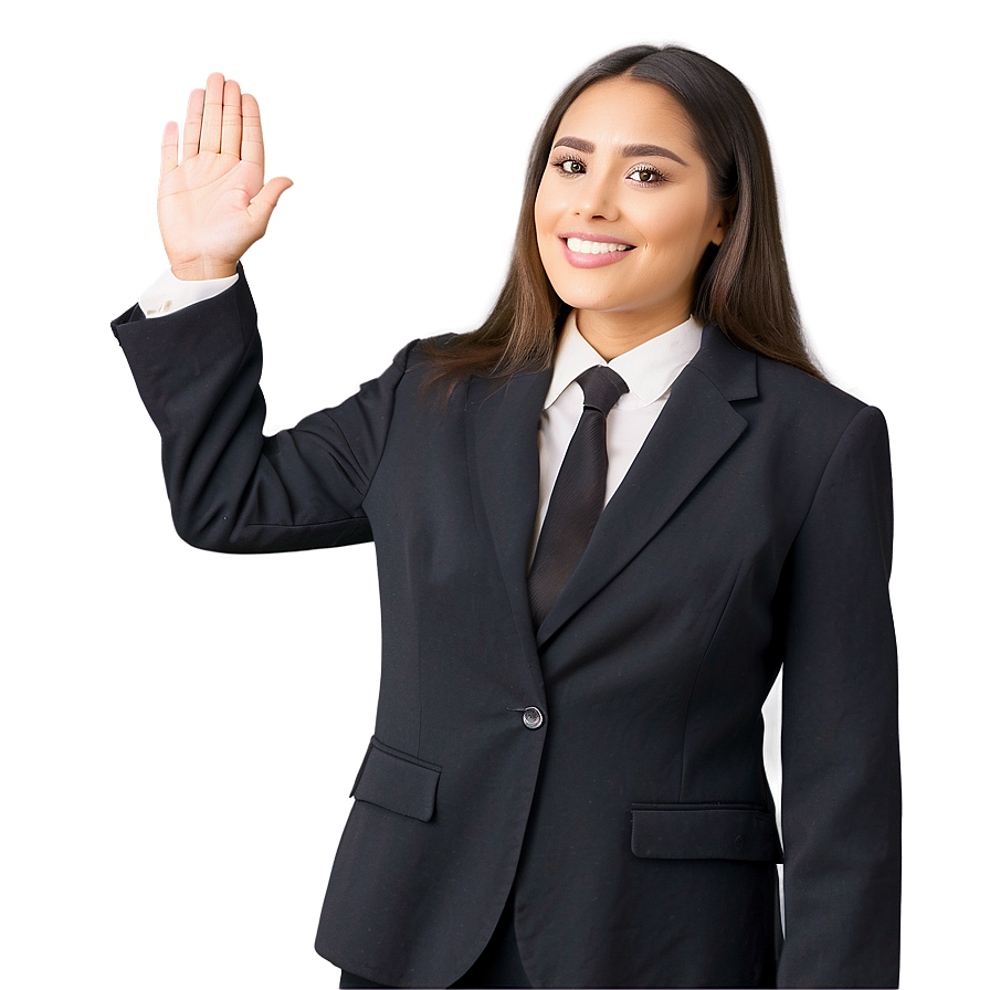 Polite Person Waving Png Ipn