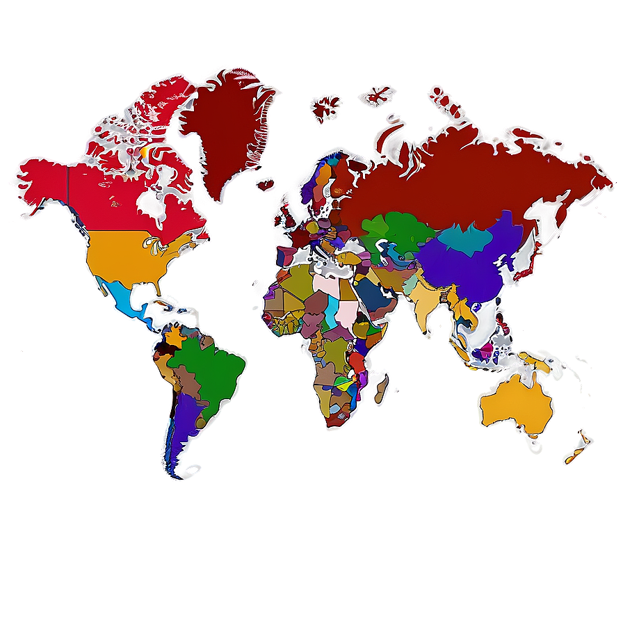 Political World Map Png Tem20