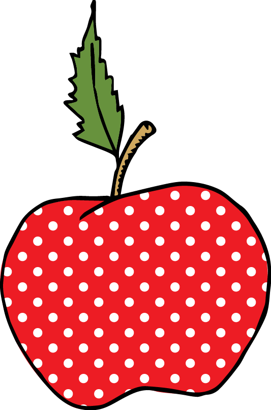 Polka Dot Apple Illustration