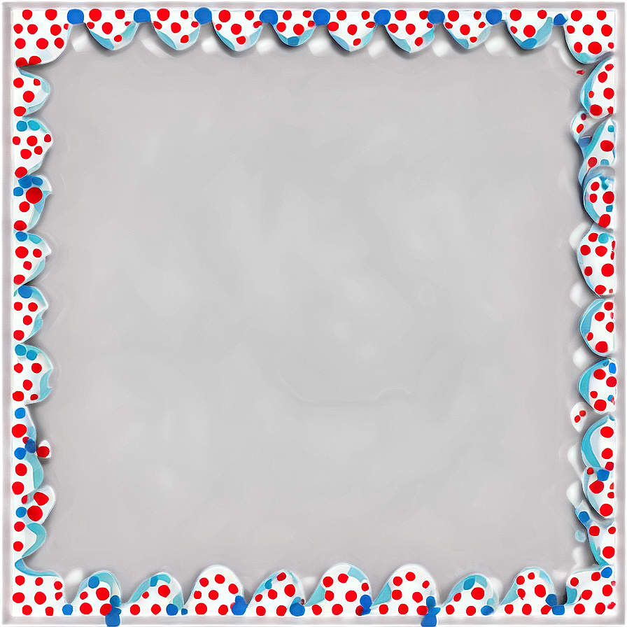 Polka Dot Border Frame Png Kuq15