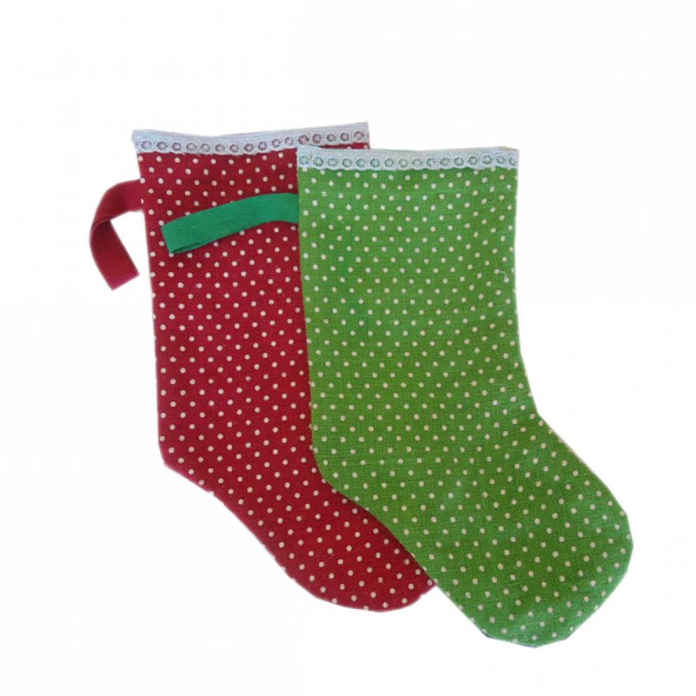 Polka Dot Christmas Stockings