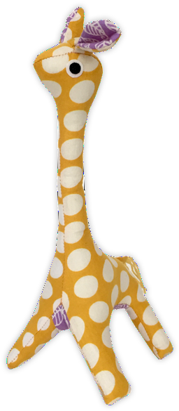 Polka Dot Giraffe Plush Toy