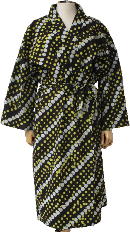 Polka Dot Pattern Kimono