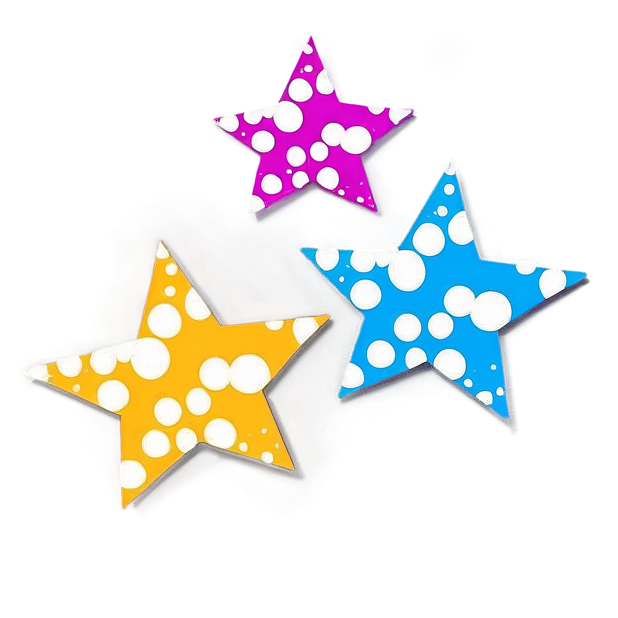 Polka Dot Stars Transparent Png 47