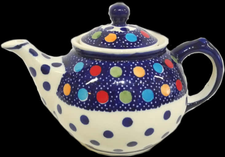 Polka Dot Teapot Design