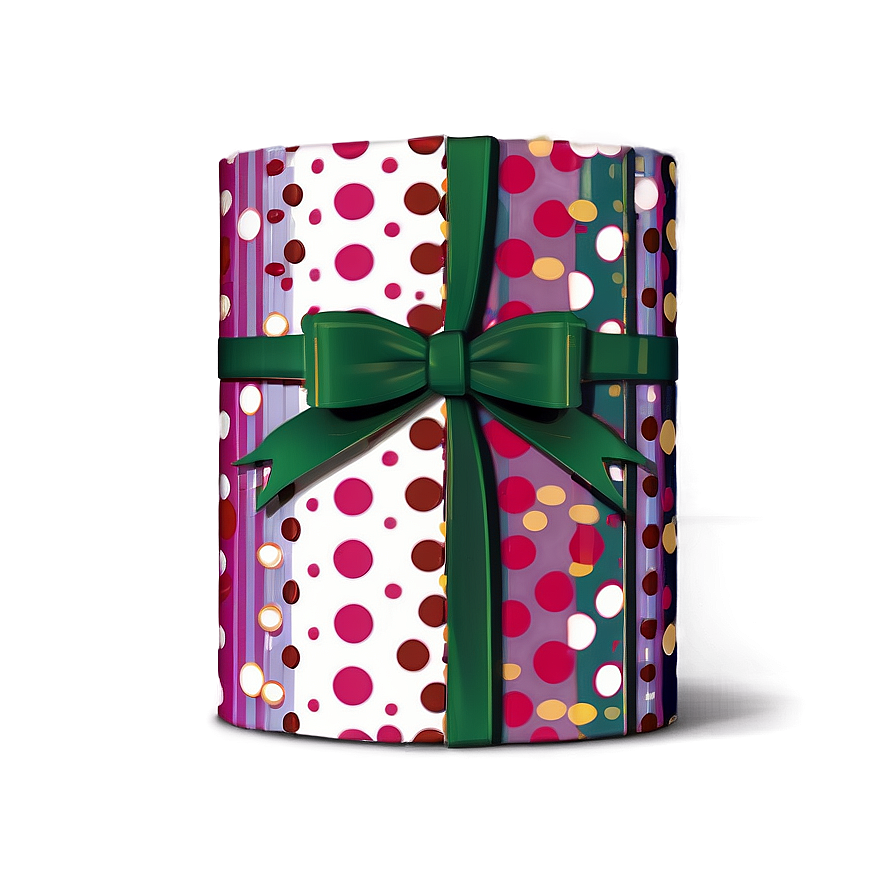 Polka Dot Wrapping Paper Png 06212024