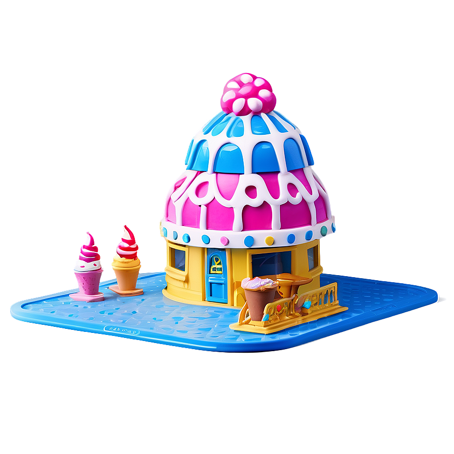 Polly Pocket Ice Cream Shop Png 85