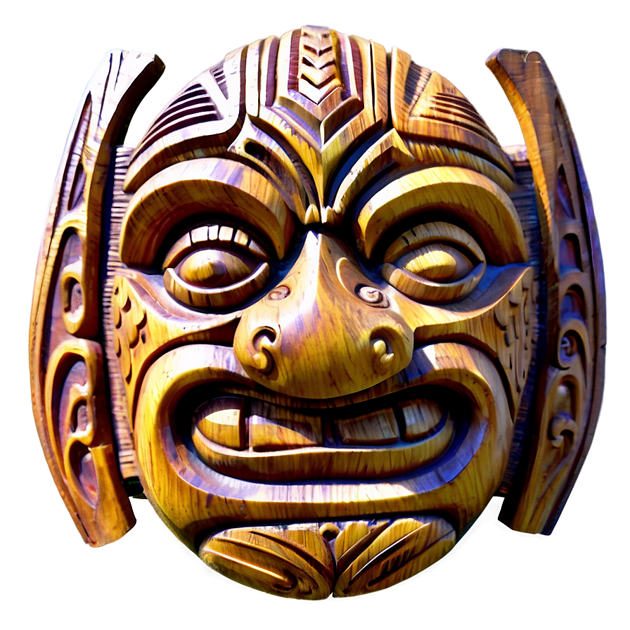 Polynesian Tiki Carving Png Yvd