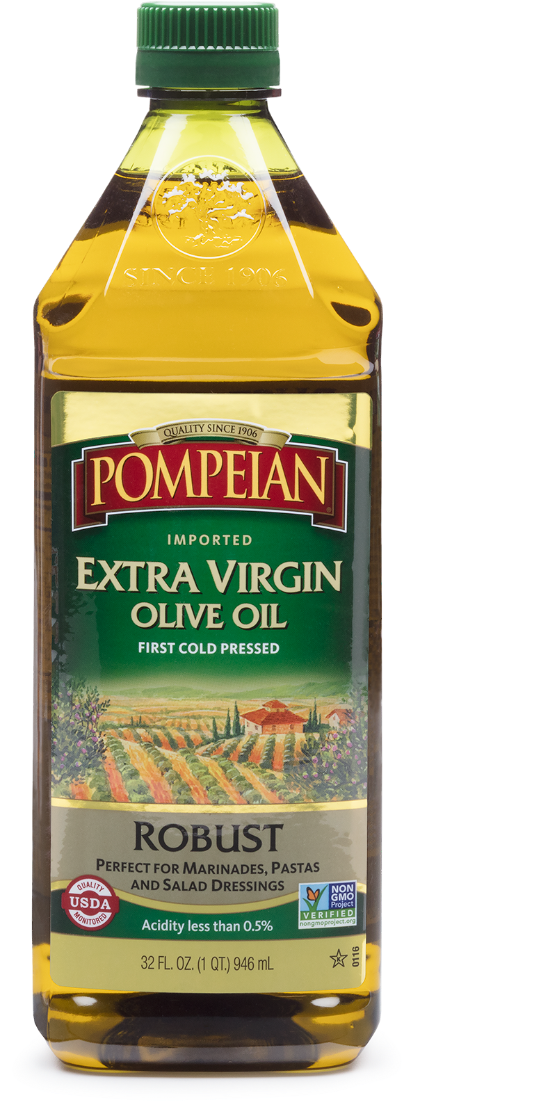 Pompeian Extra Virgin Olive Oil Bottle