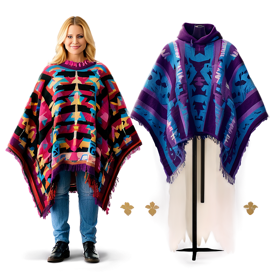 Poncho Sweater Combo Png 43