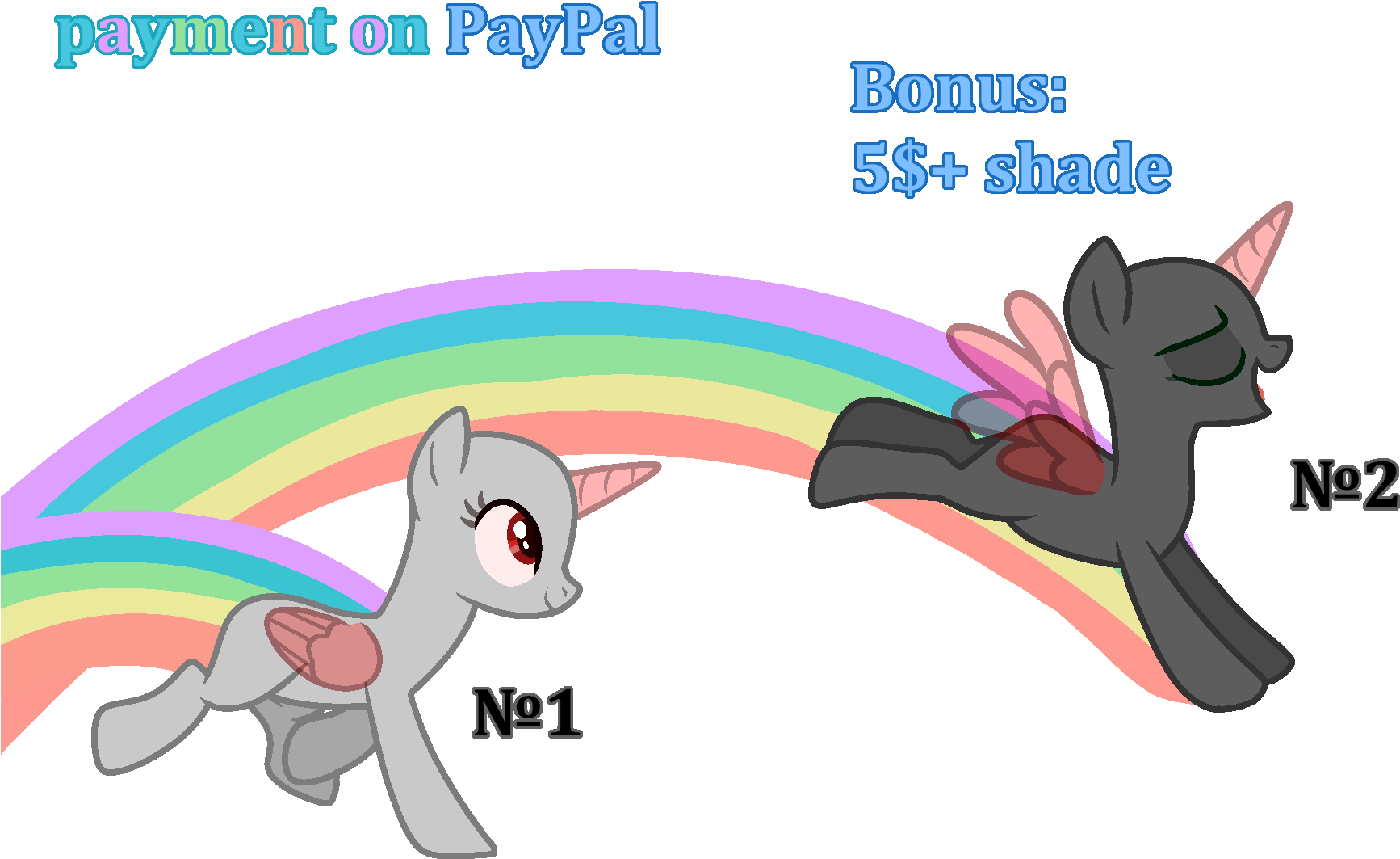 Pony Artworkwith Pay Pal Payment Info