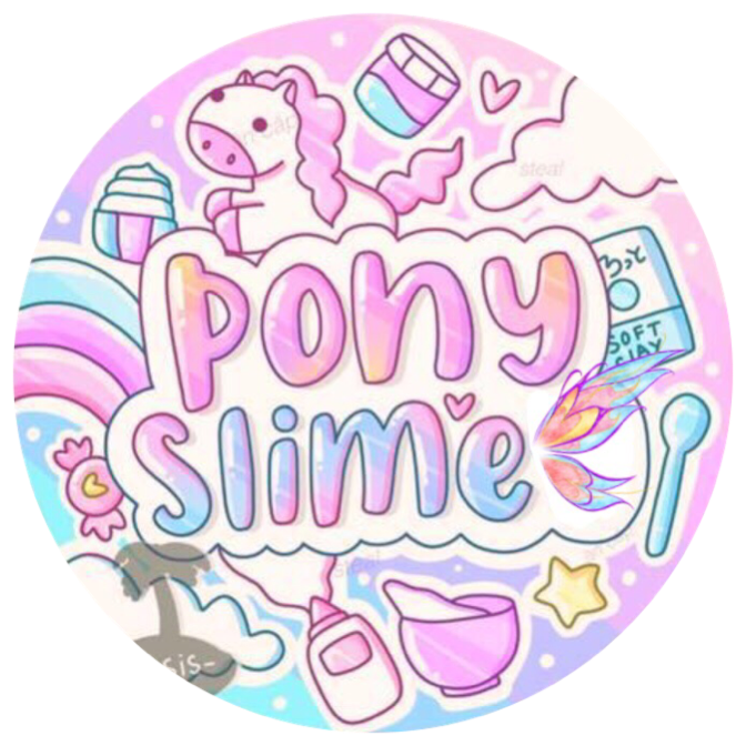 Pony Slime_ Sticker_ Design