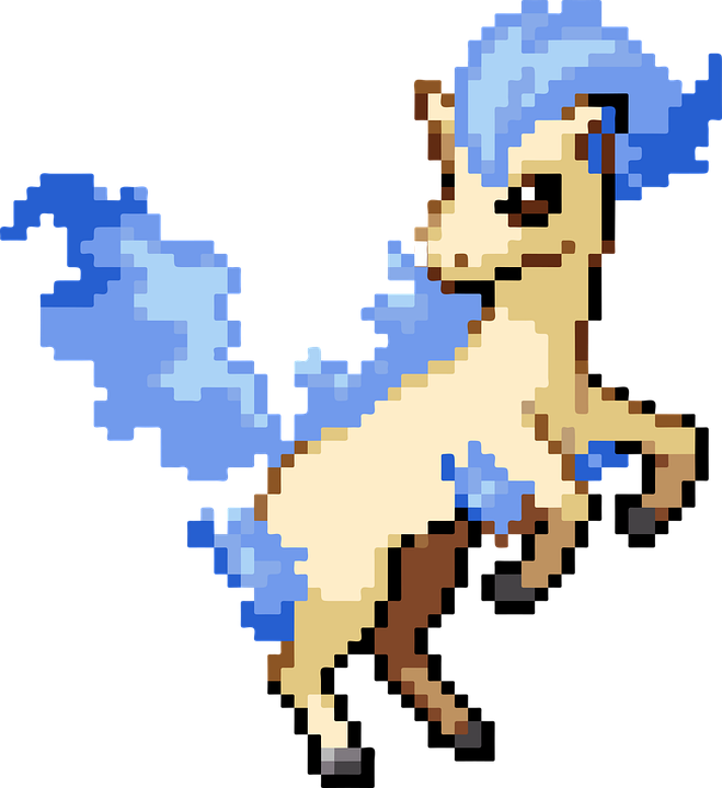 Ponyta Pixel Art Pokemon