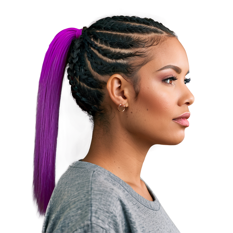 Ponytail With Cuffs Png 06262024