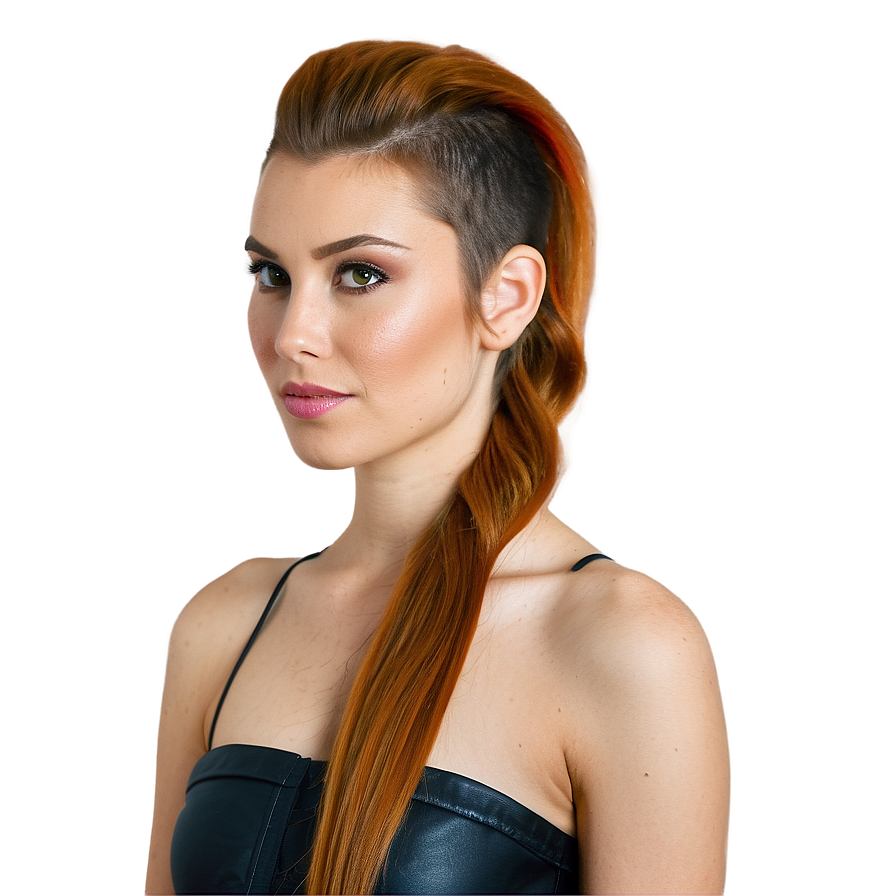 Ponytail With Undercut Png 69