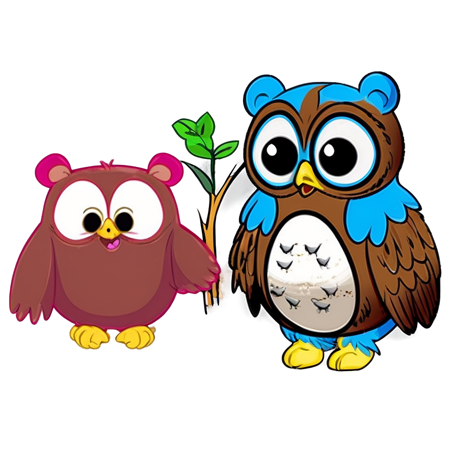 Pooh Bear And Owl Png Klk