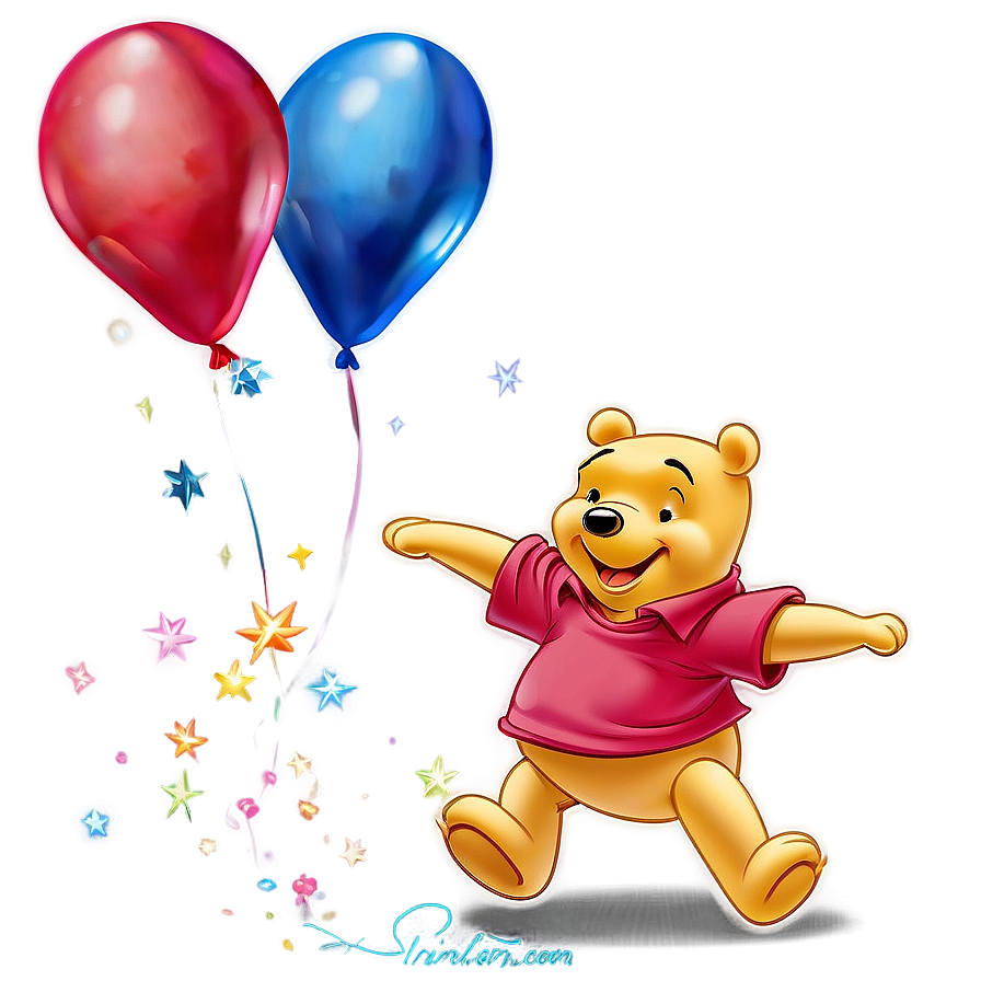 Pooh Bear Birthday Png 45