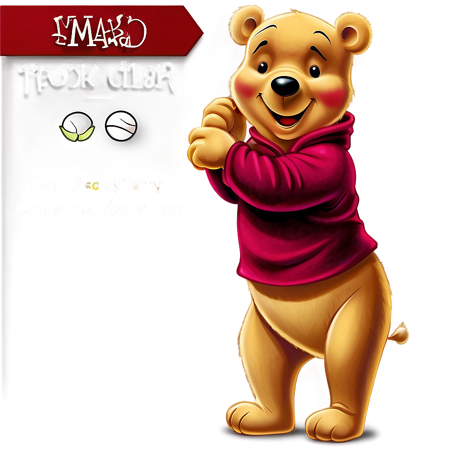 Pooh Bear Clipart Png 06202024