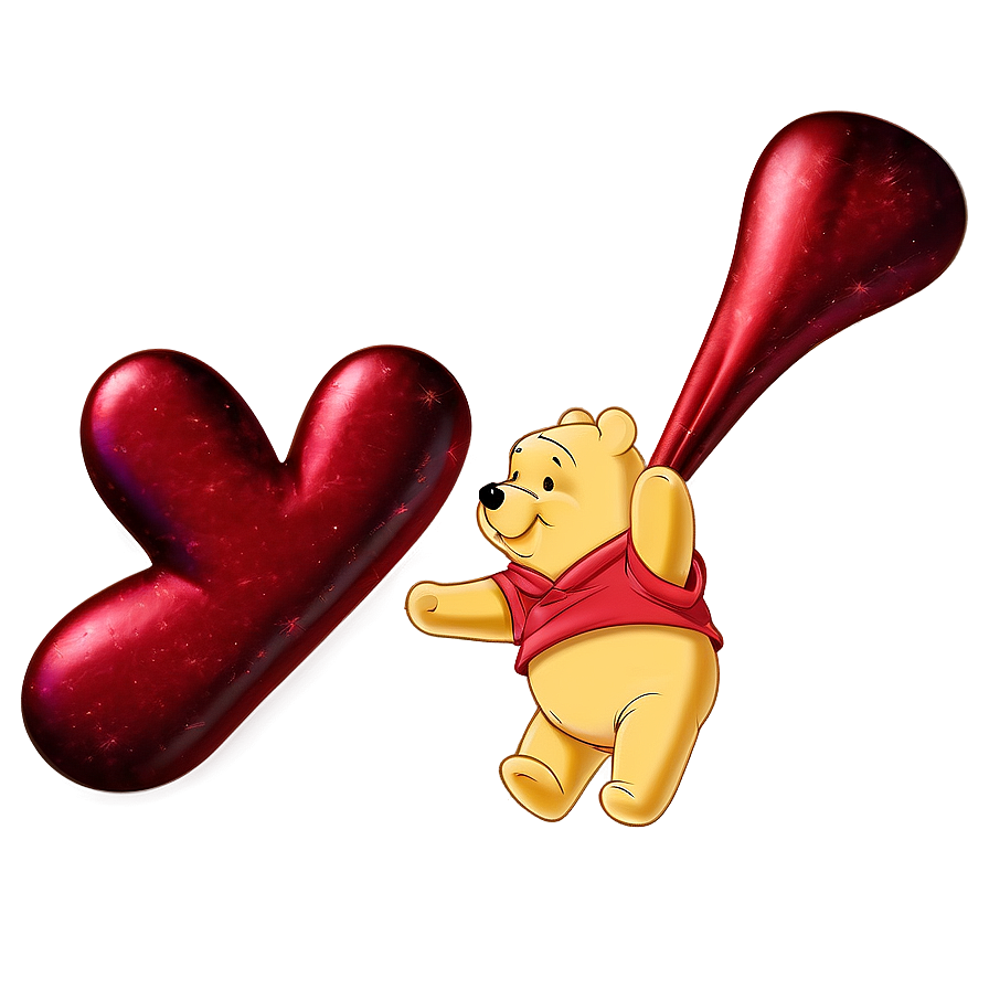 Pooh Bear In Love Png 06202024