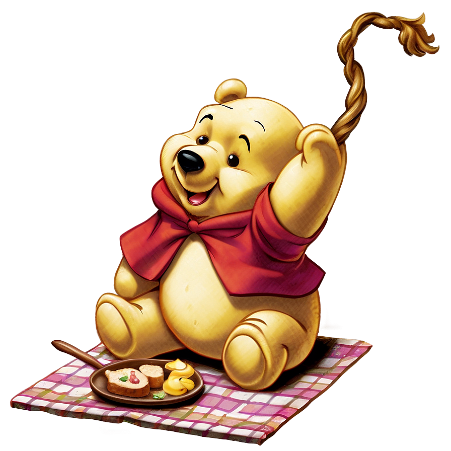 Pooh Bear Picnic Png 3