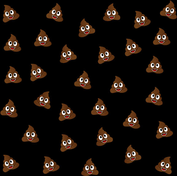 Poop_ Emoji_ Pattern_ Background