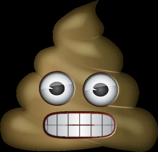 Poop Emoji With Face Expression