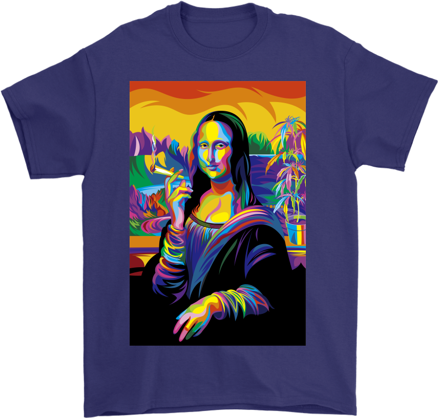 Pop Art Mona Lisa T Shirt Design